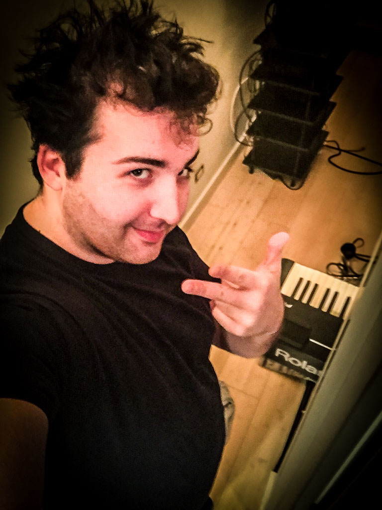 In the studio